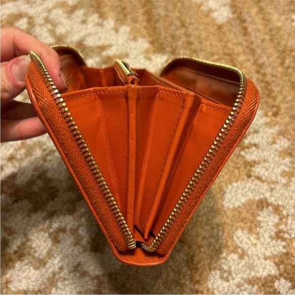 Prada wallet authentic vintage long orange wallet - Picture 10 of 13